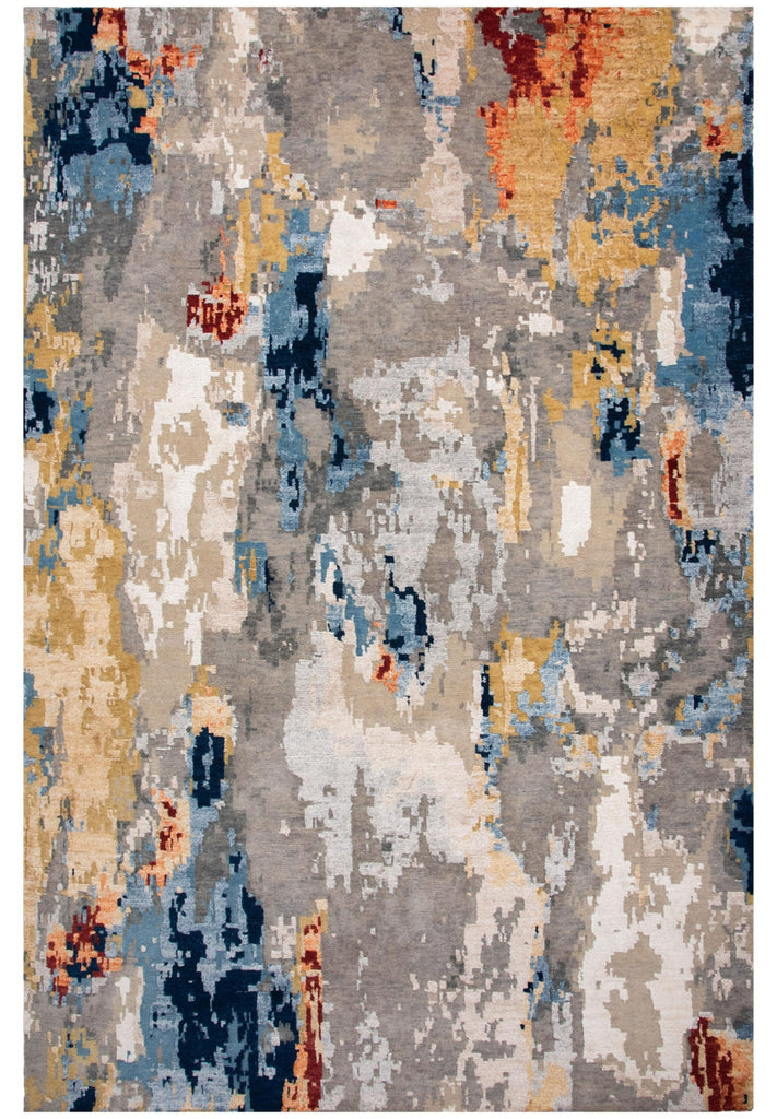 Rizzy Evolution EVO443 Gray / Burgundy Area Rug main image