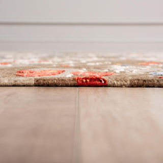 Rizzy Evolution EVO662 Brown Area Rug Edge Image