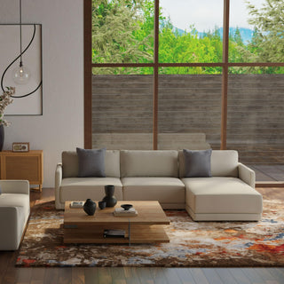 Rizzy Evolution EVO662 Brown Area Rug Room Image Feature