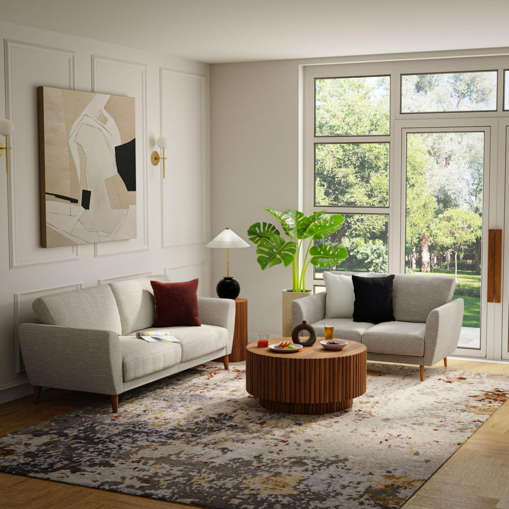 Rizzy Evolution EVO663 Gray Area Rug Room Image Feature