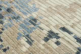 Rizzy Finesse FIN113 Beige / Blue Area Rug Corner Image