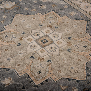 Rizzy Hallmark HAL231 Gray Area Rug Corner Image