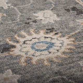 Rizzy Hallmark HAL238 Charcoal Area Rug Corner Image