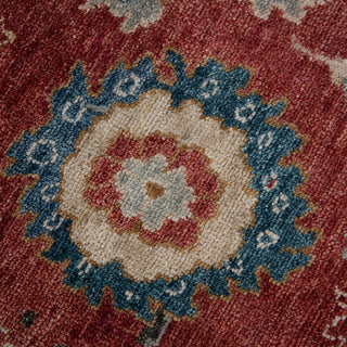 Rizzy Hallmark HAL240 Red Area Rug Corner Image