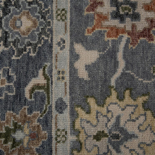 Rizzy Hallmark HAL665 Gray / Dark Area Rug Close Up