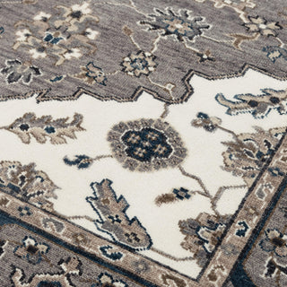 Rizzy Historia HIS755 Gray / Ivory Area Rug Corner Image