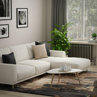 Rizzy Kinetic KIN533 Tan Area Rug Room Image Feature