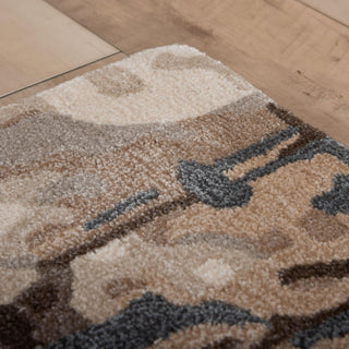 Rizzy Kinetic KIN533 Tan Area Rug Detail Image