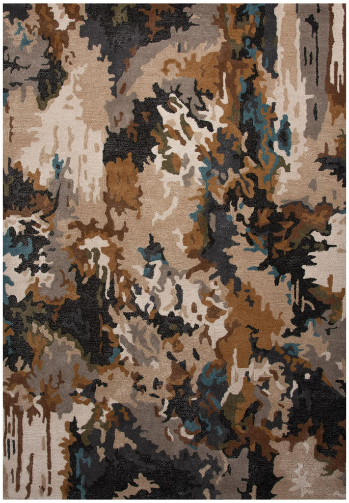 Rizzy Kinetic KIN534 Tan / Multi Area Rug main image