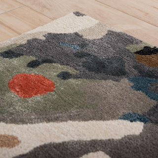 Rizzy Kinetic KIN660 Charcoal Area Rug Detail Image