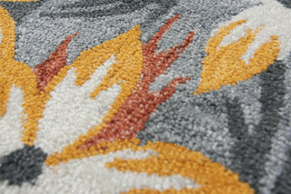 Rizzy Miramar MIR969 Charcoal Area Rug Corner Image