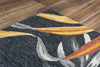 Rizzy Miramar MIR969 Charcoal Area Rug Angle Image