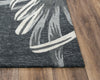 Rizzy Miramar MIR969 Charcoal Area Rug Detail Image