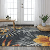 Rizzy Miramar MIR969 Charcoal Area Rug Room Image Feature