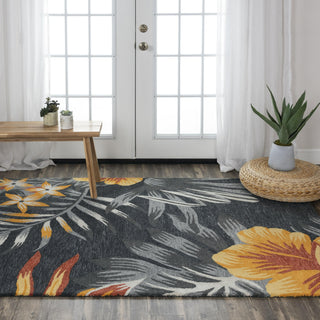 Rizzy Miramar MIR969 Charcoal Area Rug Room Image Feature