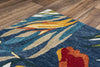 Rizzy Miramar MIR971 Dark Blue Area Rug Angle Image