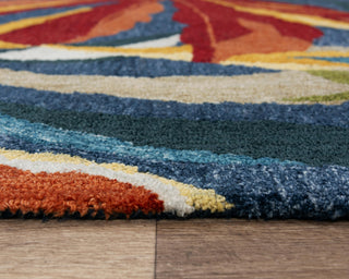 Rizzy Miramar MIR971 Dark Blue Area Rug Edge Image