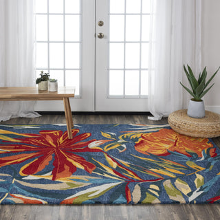 Rizzy Miramar MIR971 Dark Blue Area Rug Room Image Feature