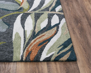 Rizzy Miramar MIR972 Charcoal Area Rug Detail Image