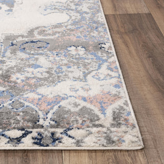 Rizzy Marquise MRQ845 Light Blue Area Rug Detail Image