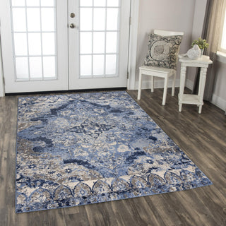Rizzy Marquise MRQ846 Blue Area Rug Room Image Feature