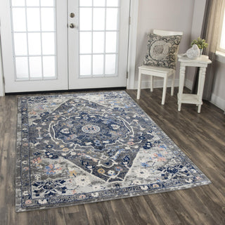 Rizzy Marquise MRQ849 Dark Gray Area Rug Room Image Feature