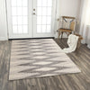 Rizzy Nova NVA949 Silver / Gray Area Rug Room Image Feature