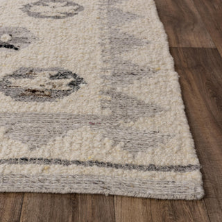 Rizzy Nova NVA950 Silver / Ivory Area Rug Detail Image