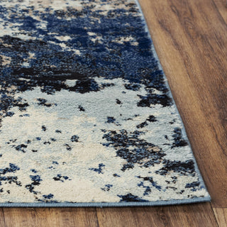 Rizzy Palace PLC855 Blue Area Rug Detail Image