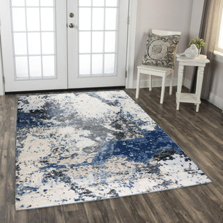 Rizzy Palace PLC855 Blue Area Rug Room Image Feature