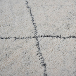 Rizzy Posh PSH001 White / Gray Area Rug Corner Image