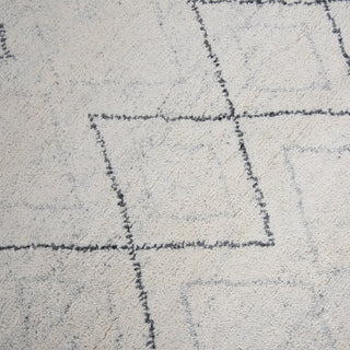 Rizzy Posh PSH001 White / Gray Area Rug Angle Image