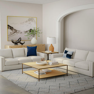 Rizzy Posh PSH001 White / Gray Area Rug Room Image Feature