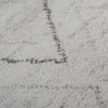 Rizzy Posh PSH002 White / Brown Area Rug Corner Image