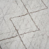 Rizzy Posh PSH002 White / Brown Area Rug Angle Image