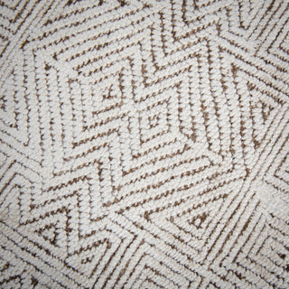 Rizzy Radiance RNC667 Brown / White Area Rug Corner Image