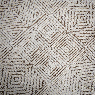 Rizzy Radiance RNC667 Brown / White Area Rug Angle Image