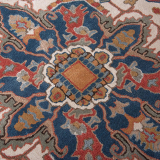 Rizzy Sapphire SAH449 Red / Blue Area Rug Corner Image