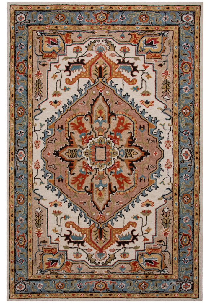 Rizzy Sapphire SAH450 Beige / Blue Area Rug main image
