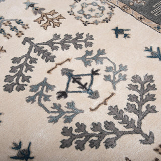 Rizzy Sapphire SAH550 Ivory / Gray Area Rug Corner Image
