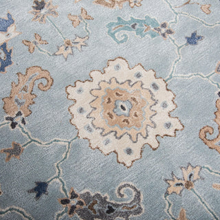 Rizzy Sapphire SAH664 Blue / Gray Area Rug Corner Image