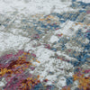 Rizzy Signature SGN698 Gray / Blue Area Rug Corner Image