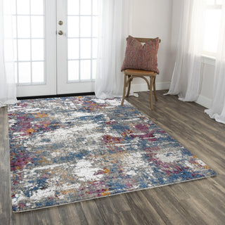 Rizzy Signature SGN698 Gray / Blue Area Rug Room Image Feature
