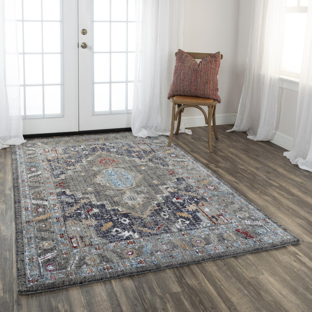 Rizzy Signature SGN730 Gray Area Rug Room Image Feature