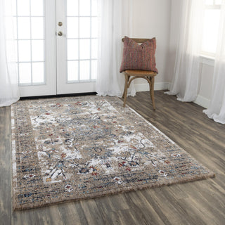 Rizzy Signature SGN773 Light Gray Area Rug Room Image Feature