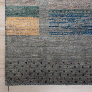 Rizzy Spectrum SPT208 Gray Area Rug Detail Edges