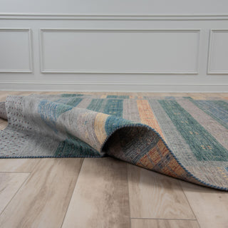 Rizzy Spectrum SPT208 Gray Area Rug Backing Edges