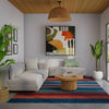Rizzy Spectrum SPT209 Blue Area Rug Room Image Feature