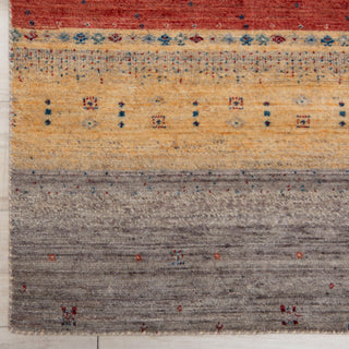 Rizzy Spectrum SPT210 Gold Area Rug Detail Edges