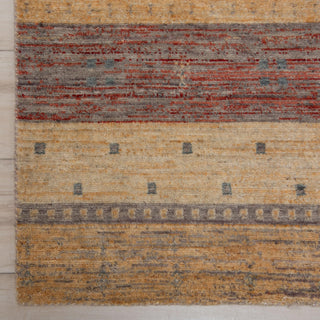 Rizzy Spectrum SPT211 Gold Area Rug Detail Image Edges
